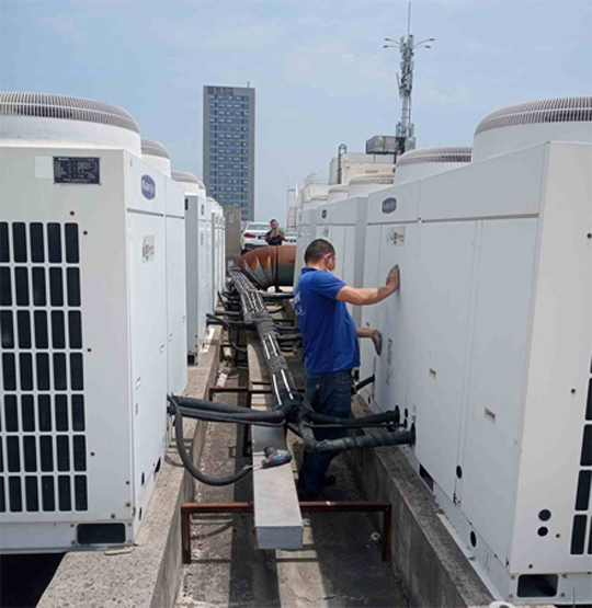 行唐中央空调制热和不制冷系统维修方法